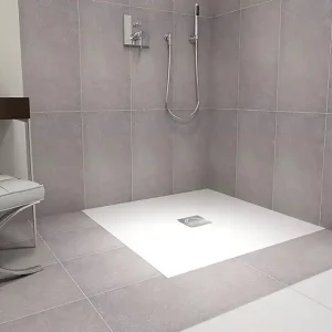 Polysan Flexia vierkante douchebak 90x90cm wit mat Flitsaanbieding