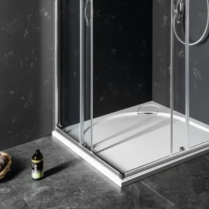Topkwaliteit Gelco Larca vierkante douchebak 100x100cm wit