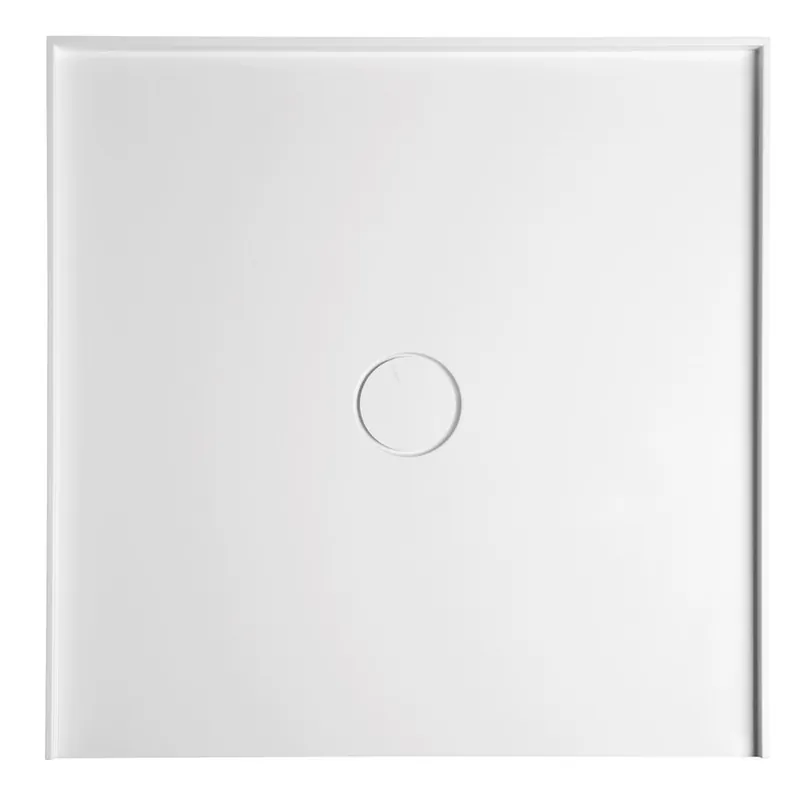 Polysan Mirai vierkante douchebak 3 randen 90x90cm wit Aanbieding