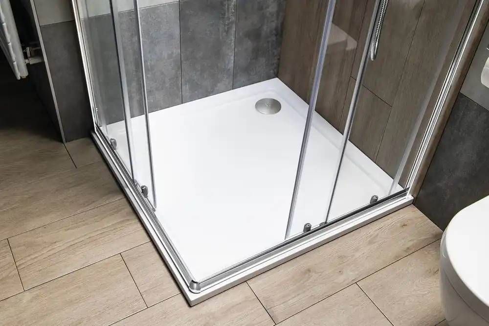 Superprijs Aqualine Tecmi vierkante douchebak 80x80cm wit