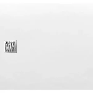 Gelco Mitia rechthoekige douchebak stone-look 140x90cm wit Fabrieksprijs