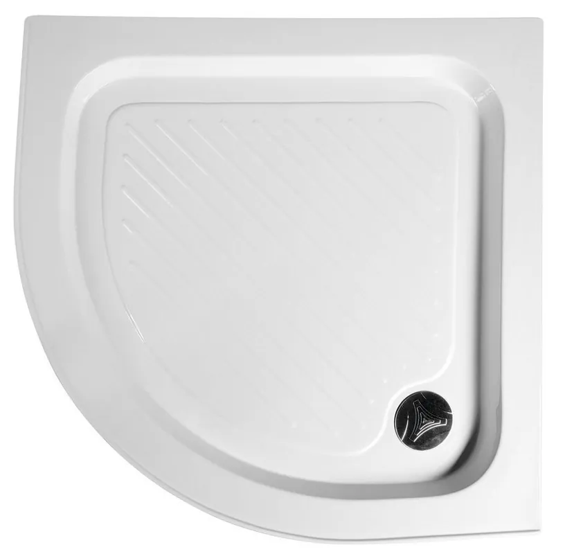 Aqualine Quadrant kwartronde douchebak 90x90cm wit Koopje