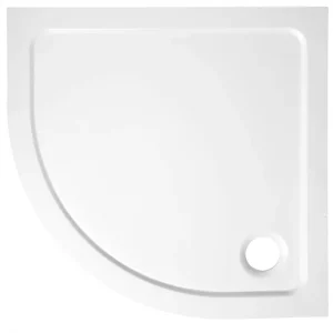 Aqualine Tecmi kwartronde douchebak 80x80cm wit Rechtstreeks Van De Fabrikant