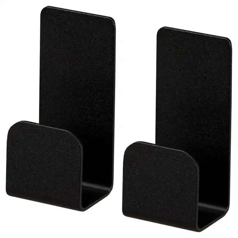 Haceka Redefine enkele handdoekhaak 2 stuks mat zwart Plaats Bestelling