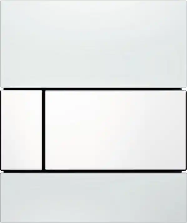 TECE Square II urinoir drukplaat glas wit toetsen wit Hete Deal
