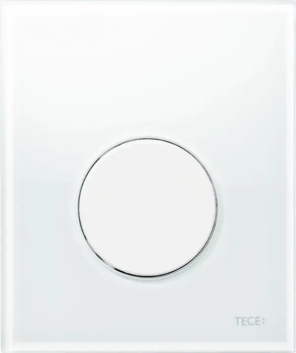 TECE Loop urinoir drukplaat glas wit toets wit Shop Nu