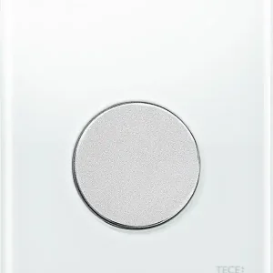 Laatste Kans TECE Loop urinoir drukplaat glas wit toets mat chroom