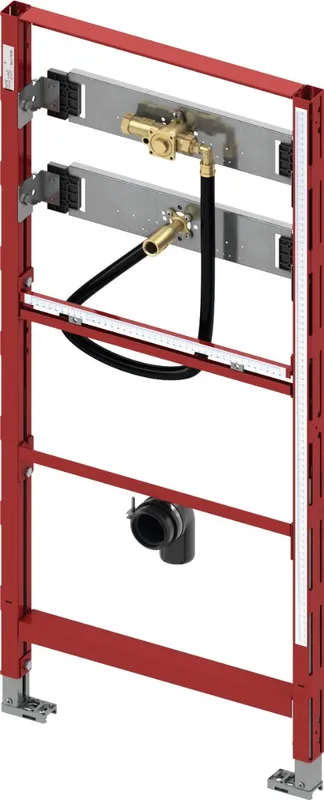 Gecertificeerd TECE Profil urinoir inbouwframe met drukspoelerbehuizing U1 112cm