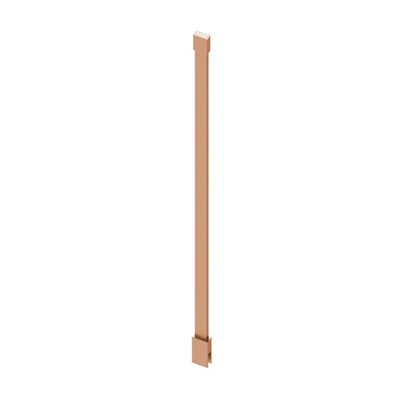 Saniclear Redro stabilisatiestang 120cm voor plafondbevestiging geborsteld koper Finale Uitverkoop
