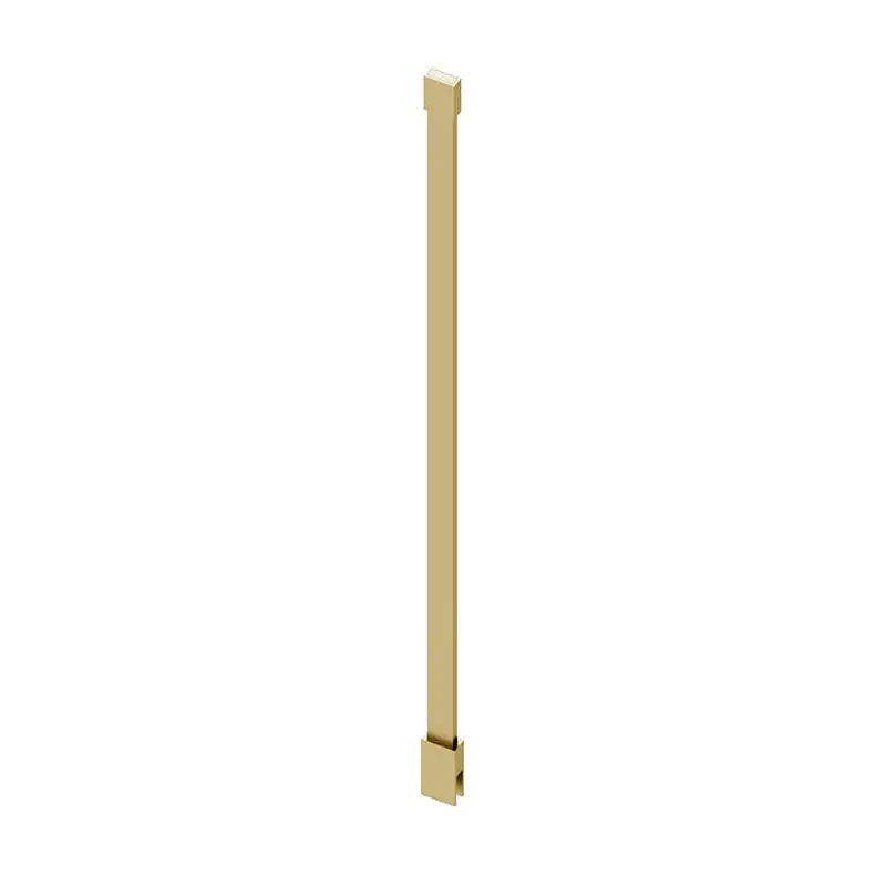 Exclusief Saniclear Redro stabilisatiestang 120cm voor plafondbevestiging geborsteld messing - mat goud