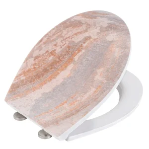 Snelle Levering Wenko Embossed softclose toiletzitting Canyon