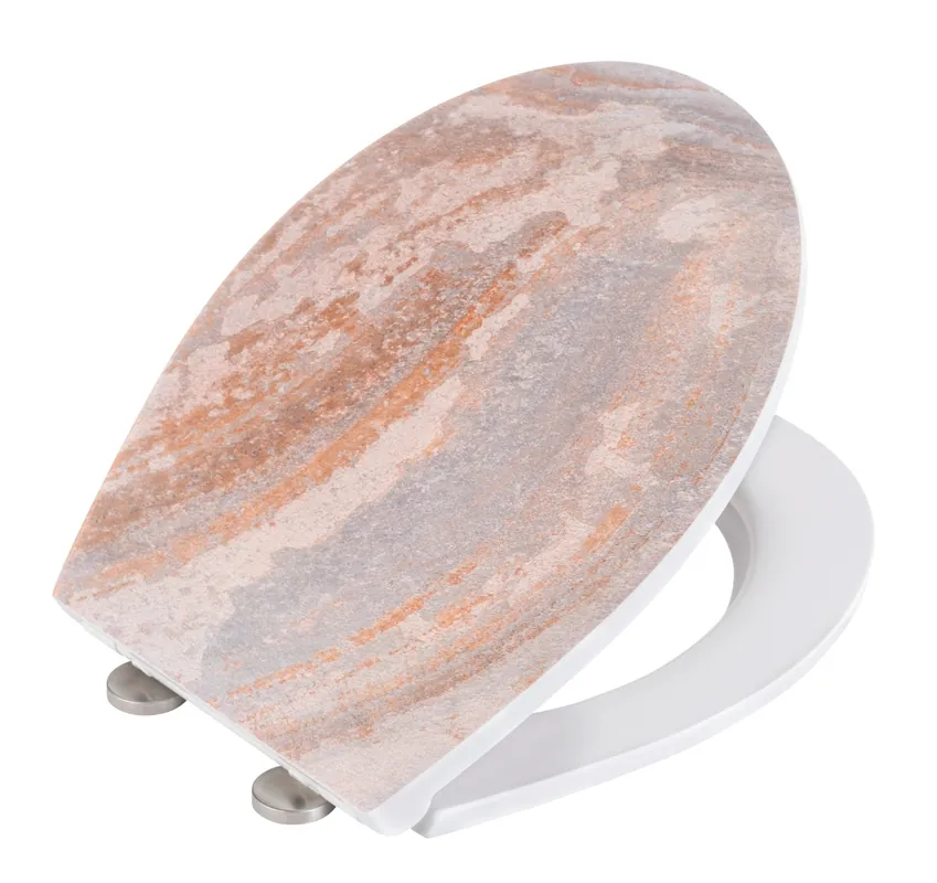 Snelle Levering Wenko Embossed softclose toiletzitting Canyon