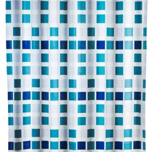 Hoge Kwaliteit Wenko PEVA douchegordijn 180x200cm mozaïek inclusief ringen