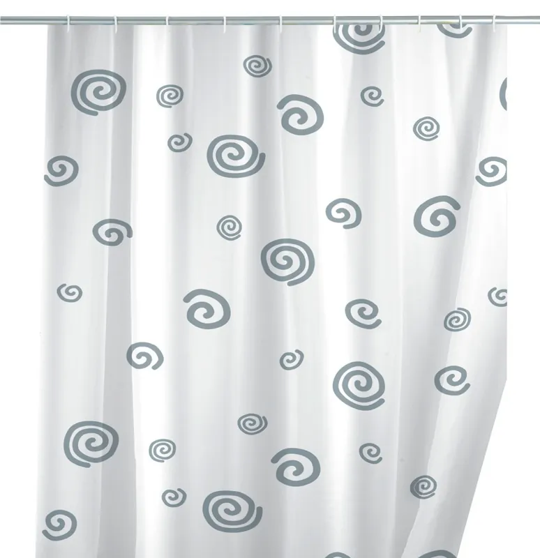 Budget Wenko douchegordijn 180x200cm slak inclusief ringen