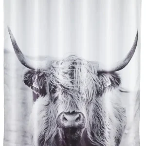 Beperkt Aanbod Wenko douchegordijn 180x200cm Yak inclusief ringen