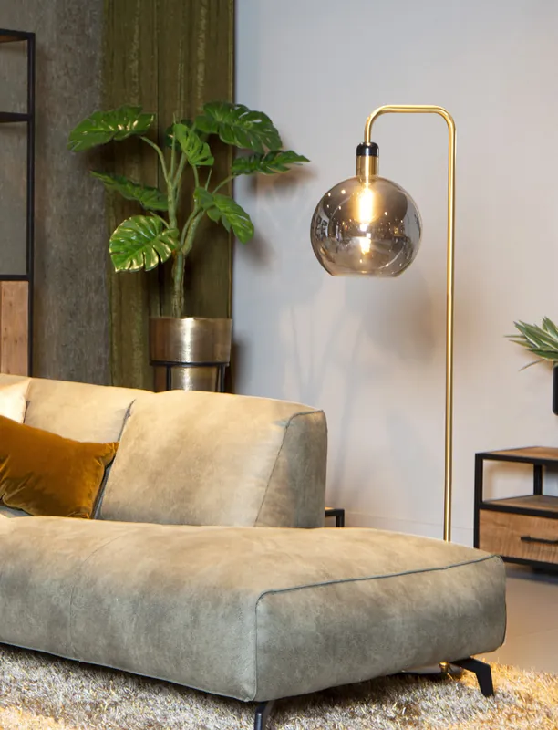 Flitsaanbieding Lucide Julius vloerlamp 1x E27 zwart