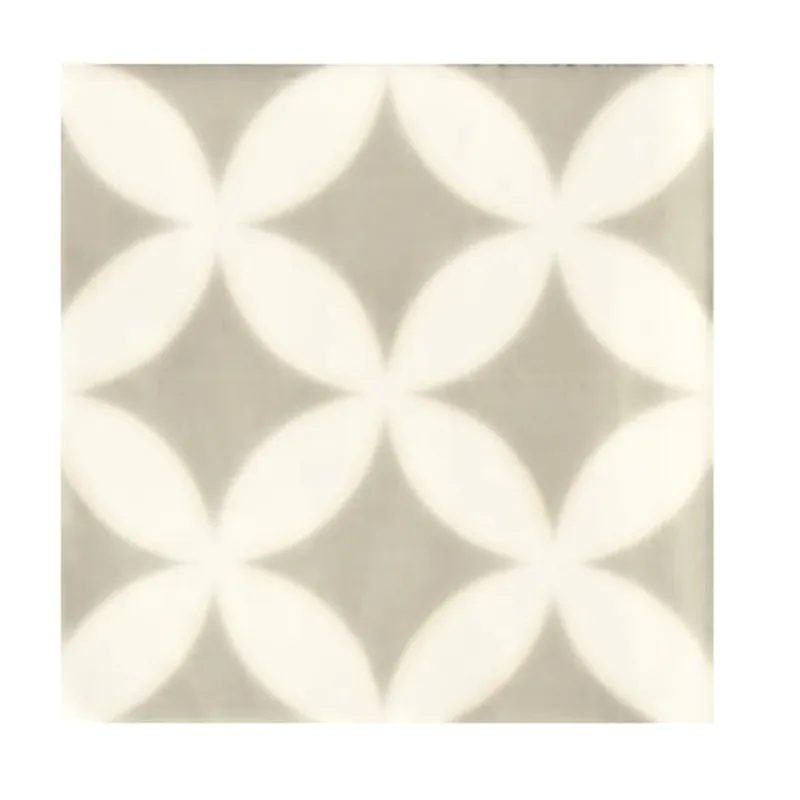 Beperkte Voorraad Terre d'Azur Madelaine Decor 10 wandtegel 13x13cm grijs - 30 stuks per doos