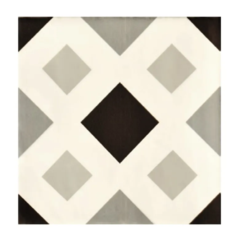 Veilige Betaling Terre d'Azur Madelaine Decor 8 wandtegel 13x13cm grijs - 30 stuks per doos