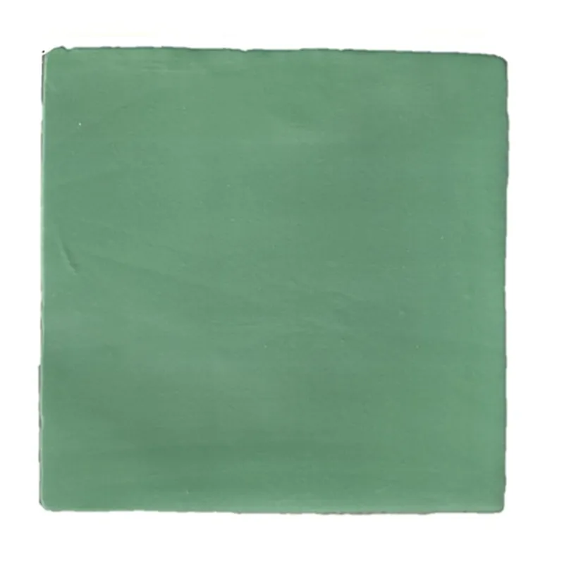 Terre d'Azur Madelaine wandtegel 13x13cm groen - 30 stuks per doos Op = Op