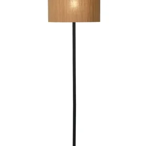 Seizoensaanbieding Lucide Magius vloerlamp 42x156cm E27 zwart mat