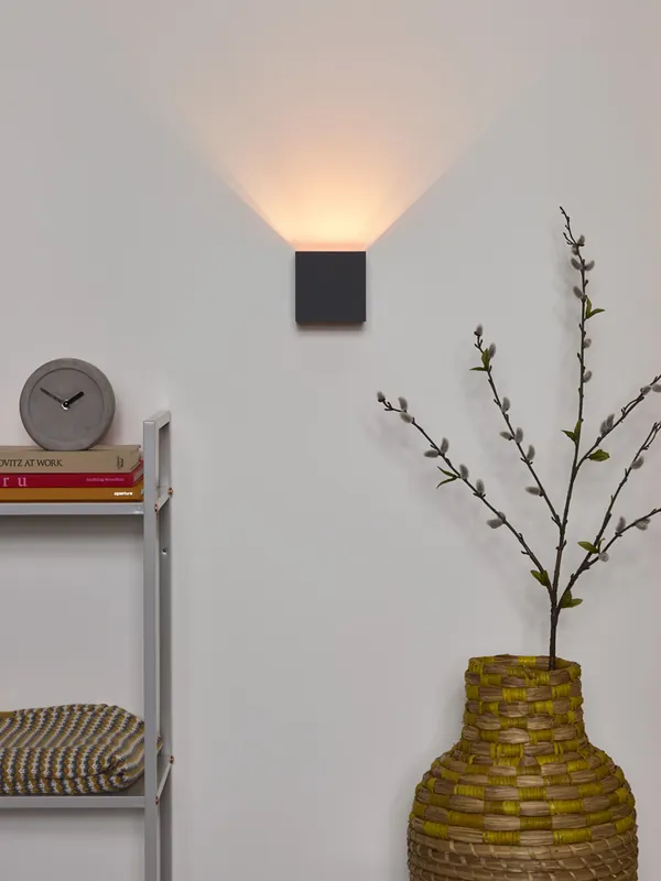 Lucide Xio wandlamp 10x10cm G9 grijs Trendy