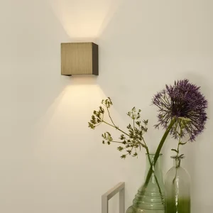 Lucide Xio wandlamp 10x10cm G9 bruin Direct Verzonden