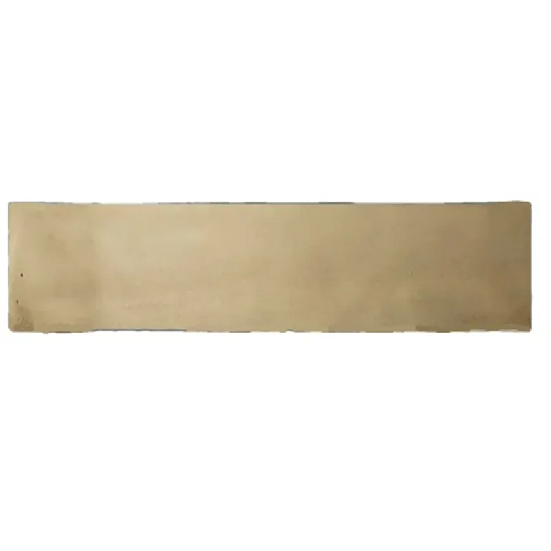 Fabrieksprijs Terre d'Azur Gerona Metal wandtegel 7.5x30cm goud - 22 stuks per doos