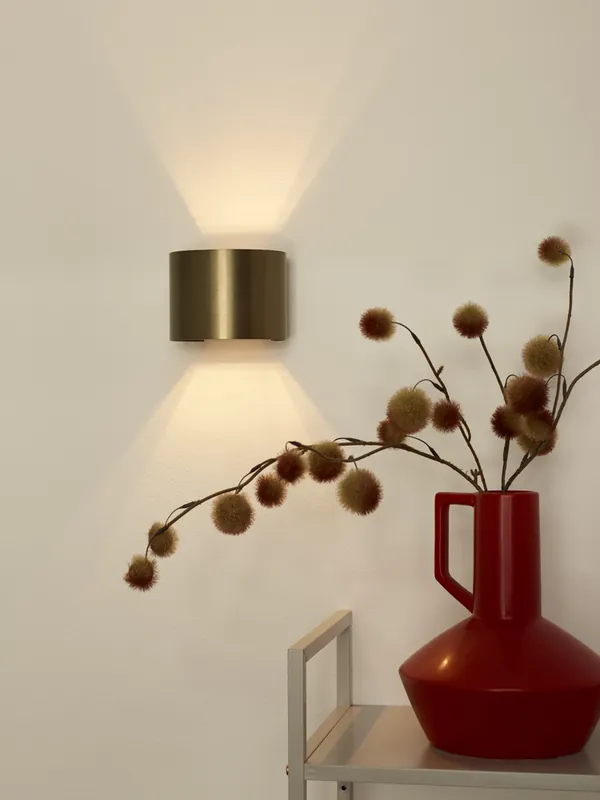 Speciale Aanbieding Lucide Xio wandlamp halfrond 10x10cm G9 bruin