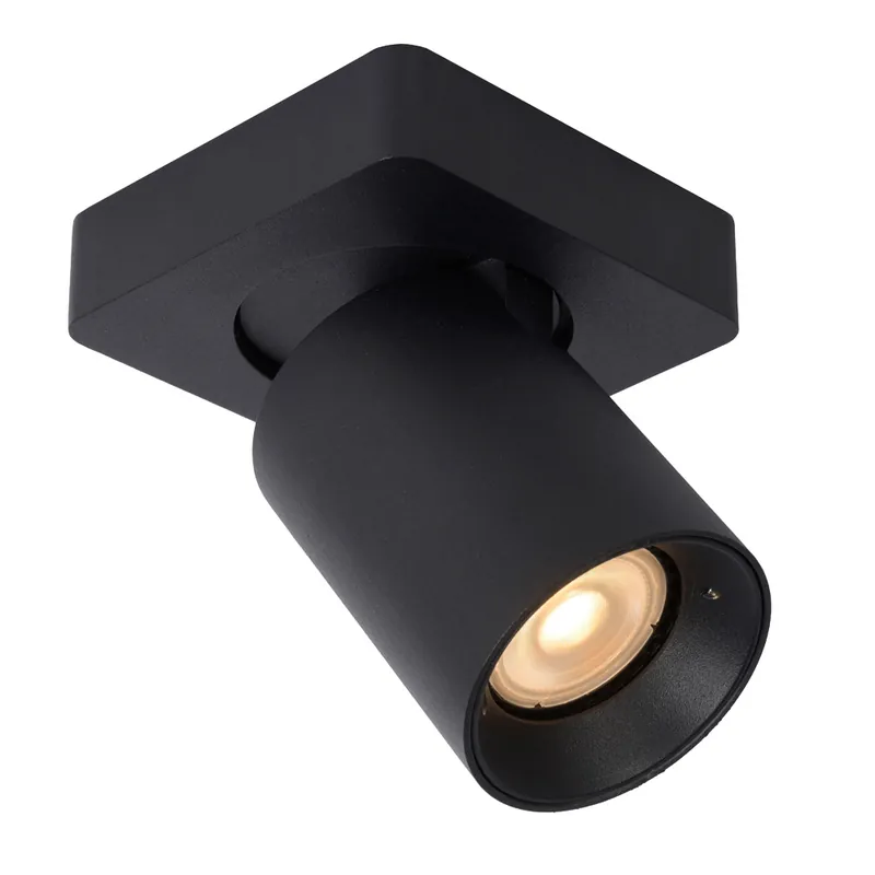 Lucide Nigel plafondlamp 1x 5W zwart Flitsaanbieding