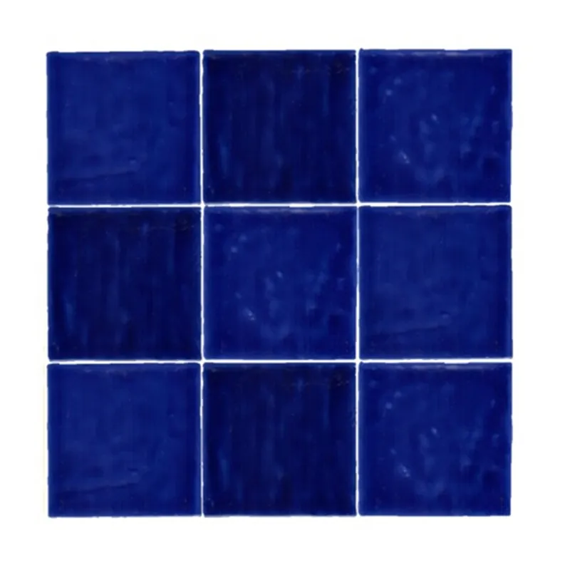 Shop Nu Terre d'Azur Maroc wandtegel 11.5x11.5cm donkerblauw - 30 stuks per doos