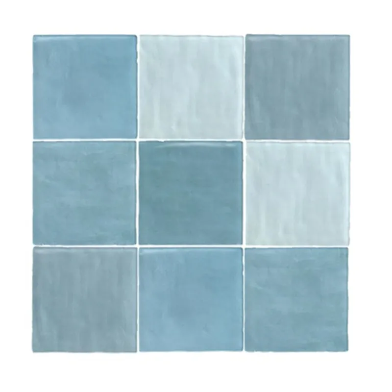 Nieuw Terre d'Azur Maroc wandtegel 11.5x11.5cm lichtblauw - 29 stuks per doos