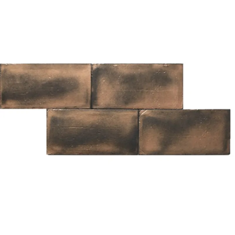 Terre d'Azur Spatula Metallo wandtegel 10x20cm goud mat - 26 stuks per doos Veilige Betaling