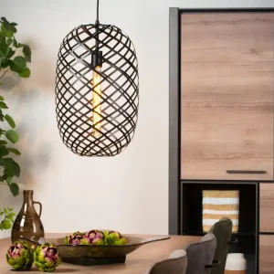 Lucide Wolfram hanglamp 32cm 1x E27 zwart Rechtstreeks Van De Fabrikant