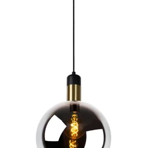 Hete Deal Lucide Julius hanglamp 28cm 1x E27 zwart