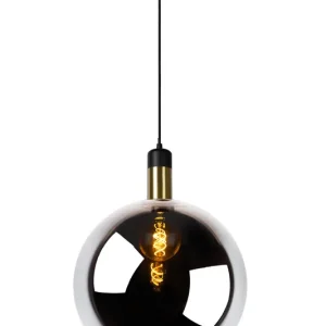 Lucide Julius hanglamp 40cm 1x E27 zwart Koop Vandaag