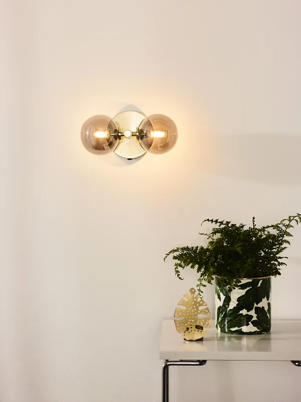Lucide Tycho wandlamp 2x G9 goud mat Gratis Verzending