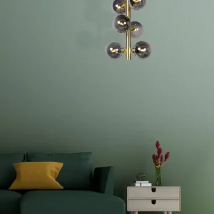 Lucide Tycho plafondlamp 6x G9 goud mat Nieuwe Collectie