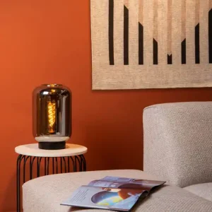 Laatste Versie Lucide Joanet tafellamp 22x35cm 1x E27 zwart