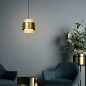 Lucide Firmin hanglamp 30cm 1x E27 goud mat Alleen Vandaag