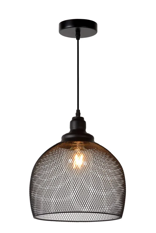 Lucide Mesh hanglamp 28cm 1x E27 zwart Beste Prijs