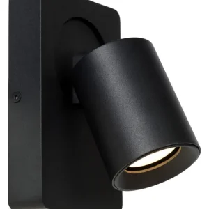 Lucide Nigel wandlamp 1x 5W zwart Gratis Retour