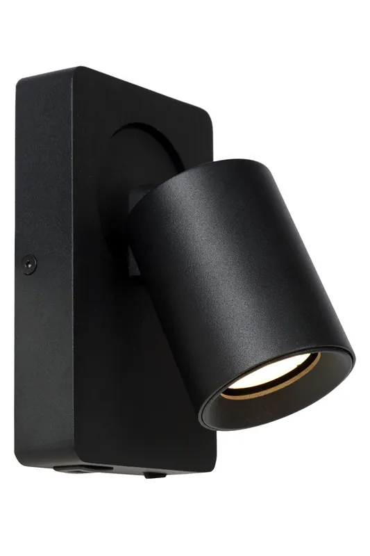 Lucide Nigel wandlamp 1x 5W zwart Gratis Retour