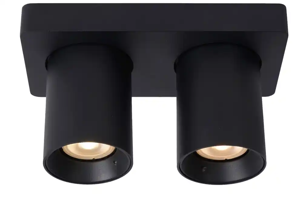 Lucide Nigel plafondlamp 2x 5W zwart Nieuw Model