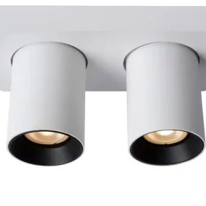 Rechtstreeks Van De Fabrikant Lucide Nigel plafondlamp 2x 5W wit