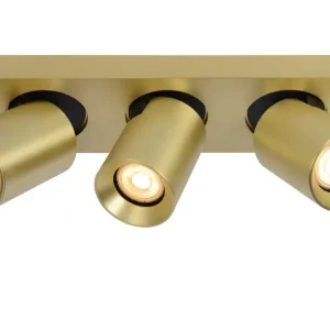 Meest Verkocht Lucide Nigel plafondlamp 3x 5W goud mat