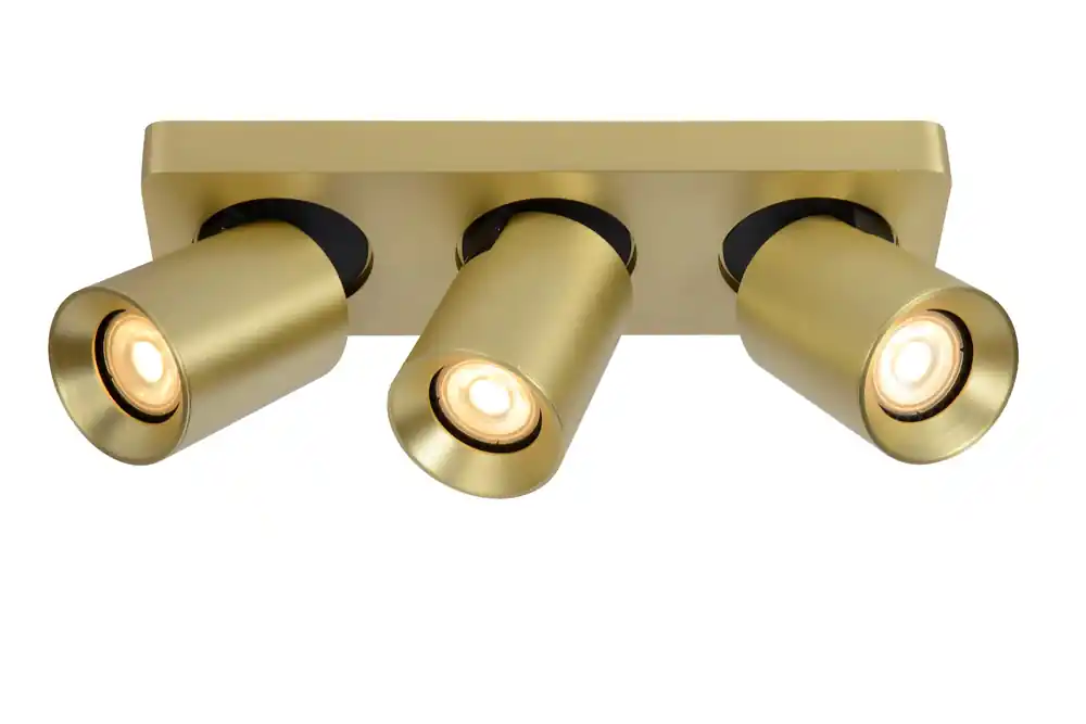 Meest Verkocht Lucide Nigel plafondlamp 3x 5W goud mat