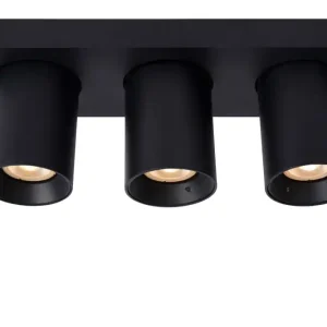 Lucide Nigel plafondlamp 3x 5W zwart Fabrieksprijs