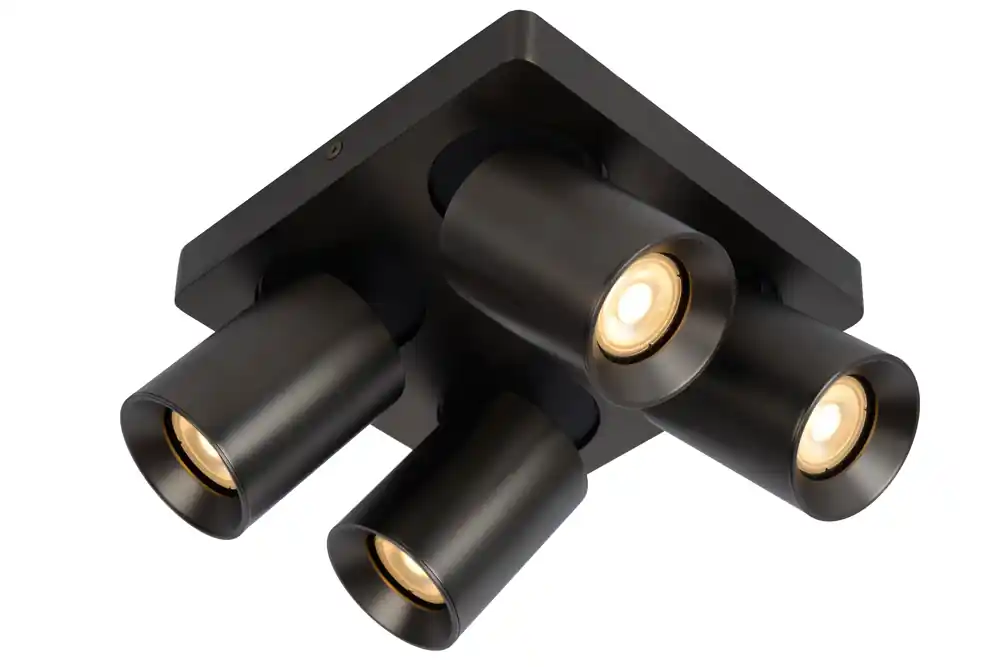 Koopje Lucide Nigel plafondlamp 4x 5W gunmetal