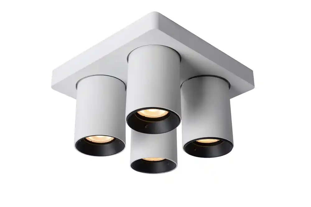 Goedkoop Lucide Nigel plafondlamp 4x 5W wit