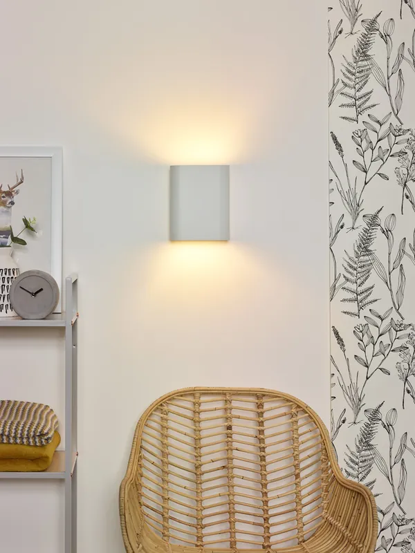 Bulkbestelling Lucide Ovalis wandlamp 2x E14 wit